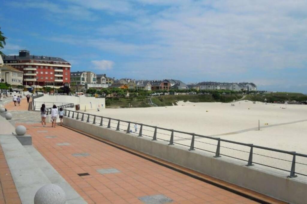 Apartamento Playa A Rapadoira Con Terraza Foz Eksteriør billede