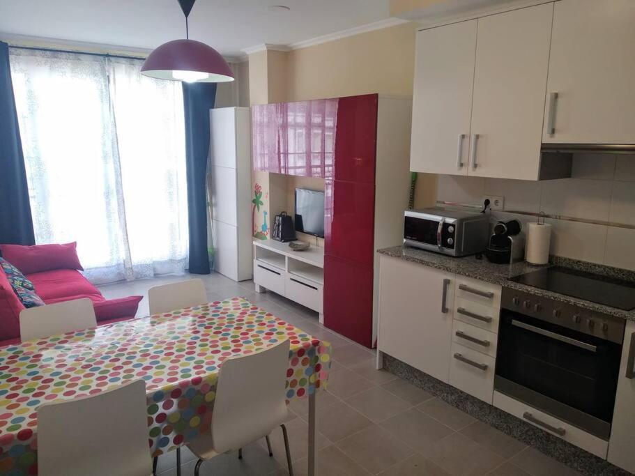 Apartamento Playa A Rapadoira Con Terraza Foz Eksteriør billede